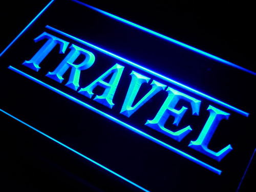 Travel agency service Neon Light Sign